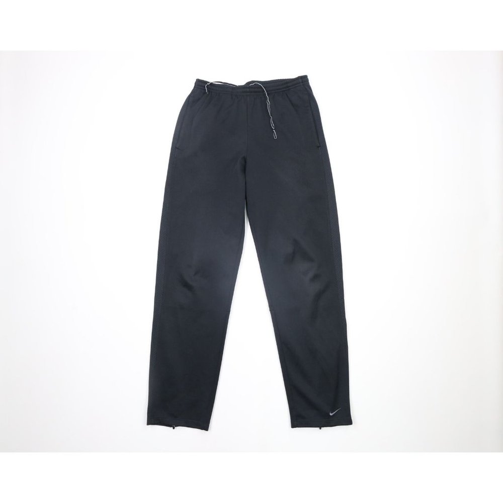 Vintage Nike Mens Small Travis Scott Mini Swoosh Zip Cuff Sweatpants Pants Black